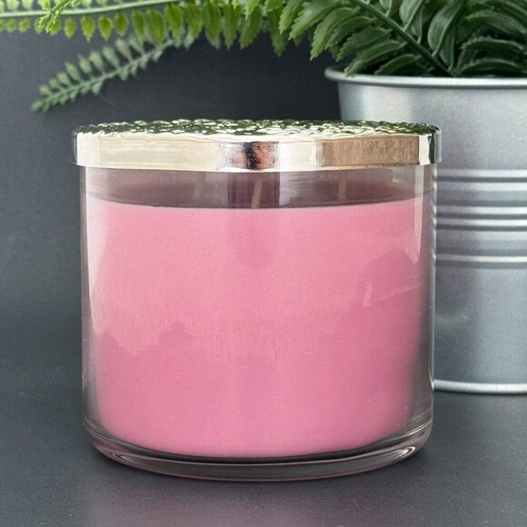 BBW Black Cherry Merlot Bath & Body Works 3 Wick Candle - Picture 2 of 10